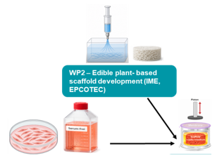 Bio-based food scaffolds