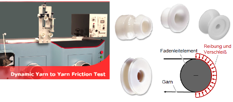 DiaTex Wear-Resistant Yarn Contact Elements