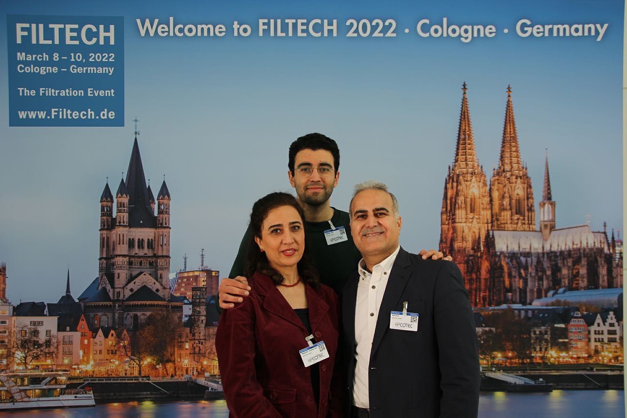 EPCOTEC team at FILTECH 2022 in Cologne